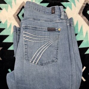 7 For All Mankind Light Blue Denim Jeans